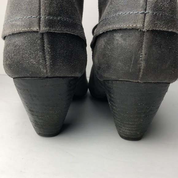 Dr Scholls Ali Elephant Grey Lace Up Ankle Boots - Picture 5 of 8